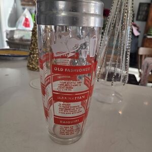 Vintage Hazel Atlas Cocktail Shaker
